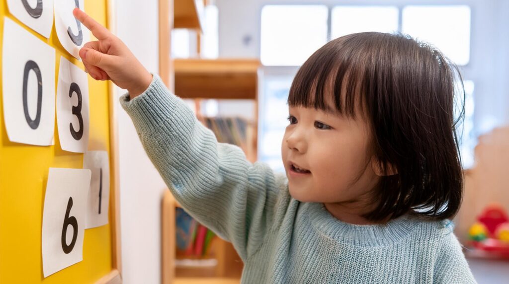 3歳児は数字が読める？